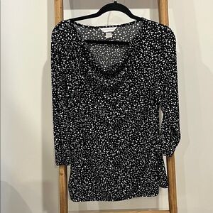 Christopher and Banks Polka Dot Blouse